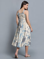 Load image into Gallery viewer, Ocean Whisper Smocked Dress