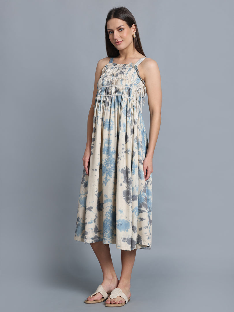 Ocean Whisper Smocked Dress