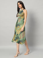 Load image into Gallery viewer, Emerald Canopy Midi Dress