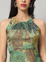 Load image into Gallery viewer, Emerald Canopy Midi Dress