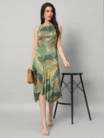 Load image into Gallery viewer, Emerald Canopy Midi Dress