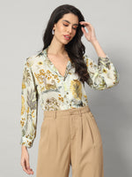 Load image into Gallery viewer, Golden Oasis Silk Blouse