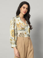 Load image into Gallery viewer, Golden Oasis Silk Blouse