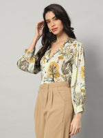 Load image into Gallery viewer, Golden Oasis Silk Blouse