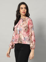 Load image into Gallery viewer, Rosy Reverie Burn-out Blouse