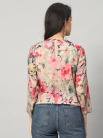 Load image into Gallery viewer, Floral Symphony Satin Blouse