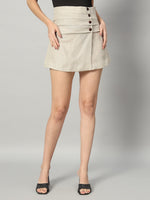 Load image into Gallery viewer, Sandy Dunes Pleated Mini Skirt