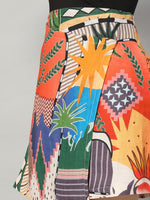 Load image into Gallery viewer, Sunset Mosaic A-Line Skirt