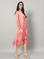 Load image into Gallery viewer, Pink Petal Shirt Dress