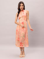 Load image into Gallery viewer, Coral Garden Midi Dress