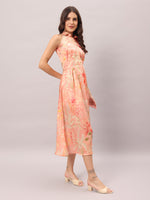 Load image into Gallery viewer, Coral Garden Midi Dress