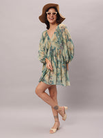 Load image into Gallery viewer, Luna Floral Georgette Dress