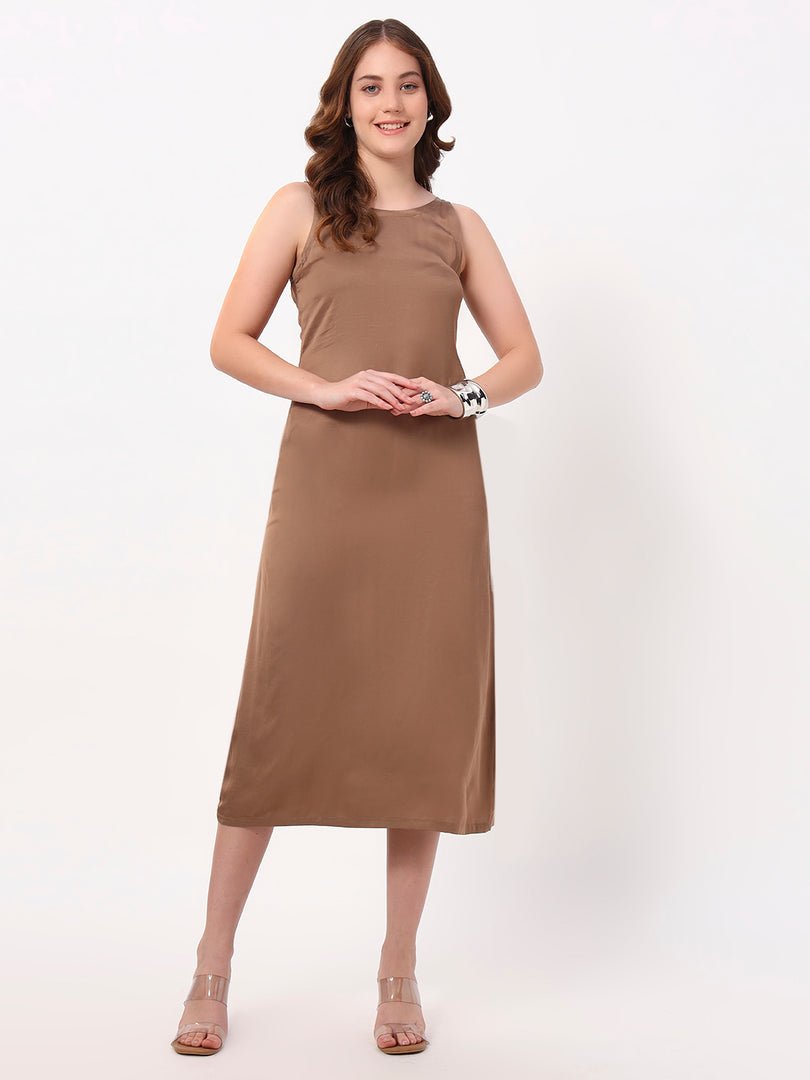 Ease Midi Dress – Mocha