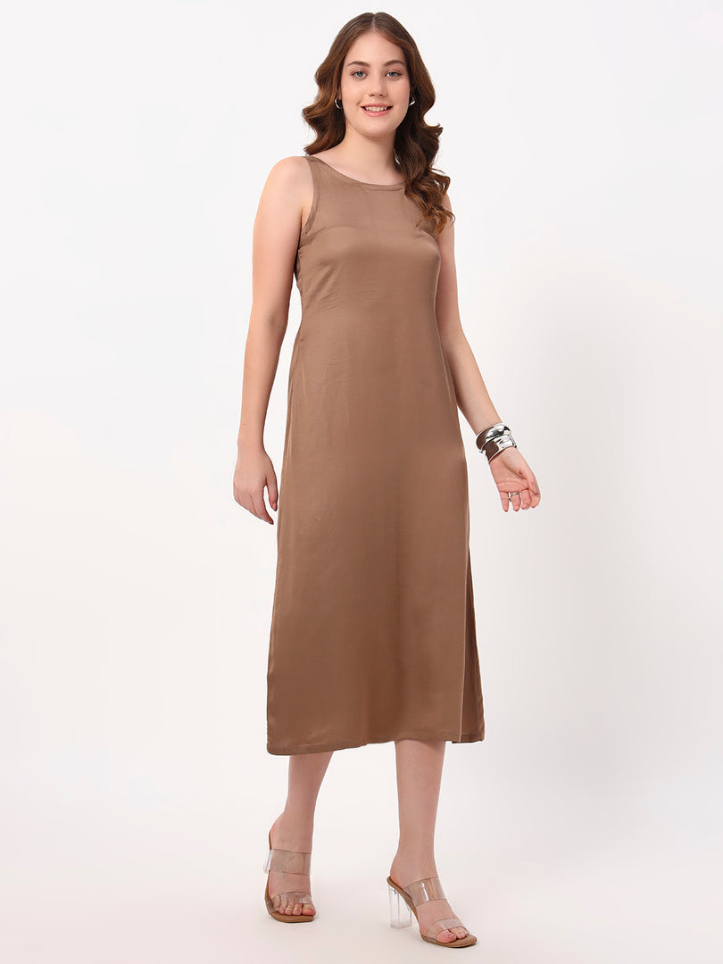 Ease Midi Dress – Mocha