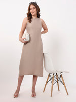 Load image into Gallery viewer, Ease Midi Dress – Beige