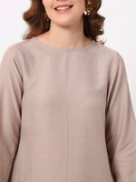 Load image into Gallery viewer, Soft Beige Shift Dress