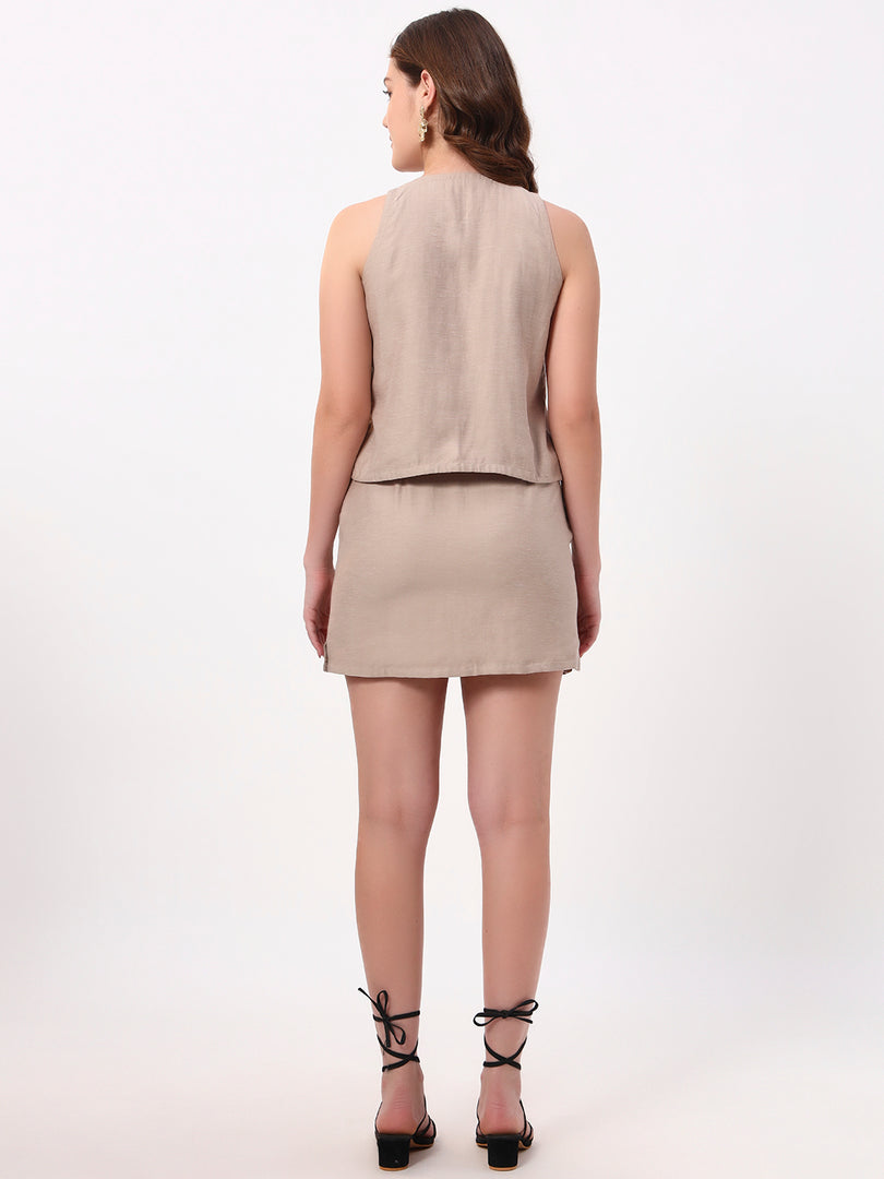 BareEase Co-ord Set - Beige