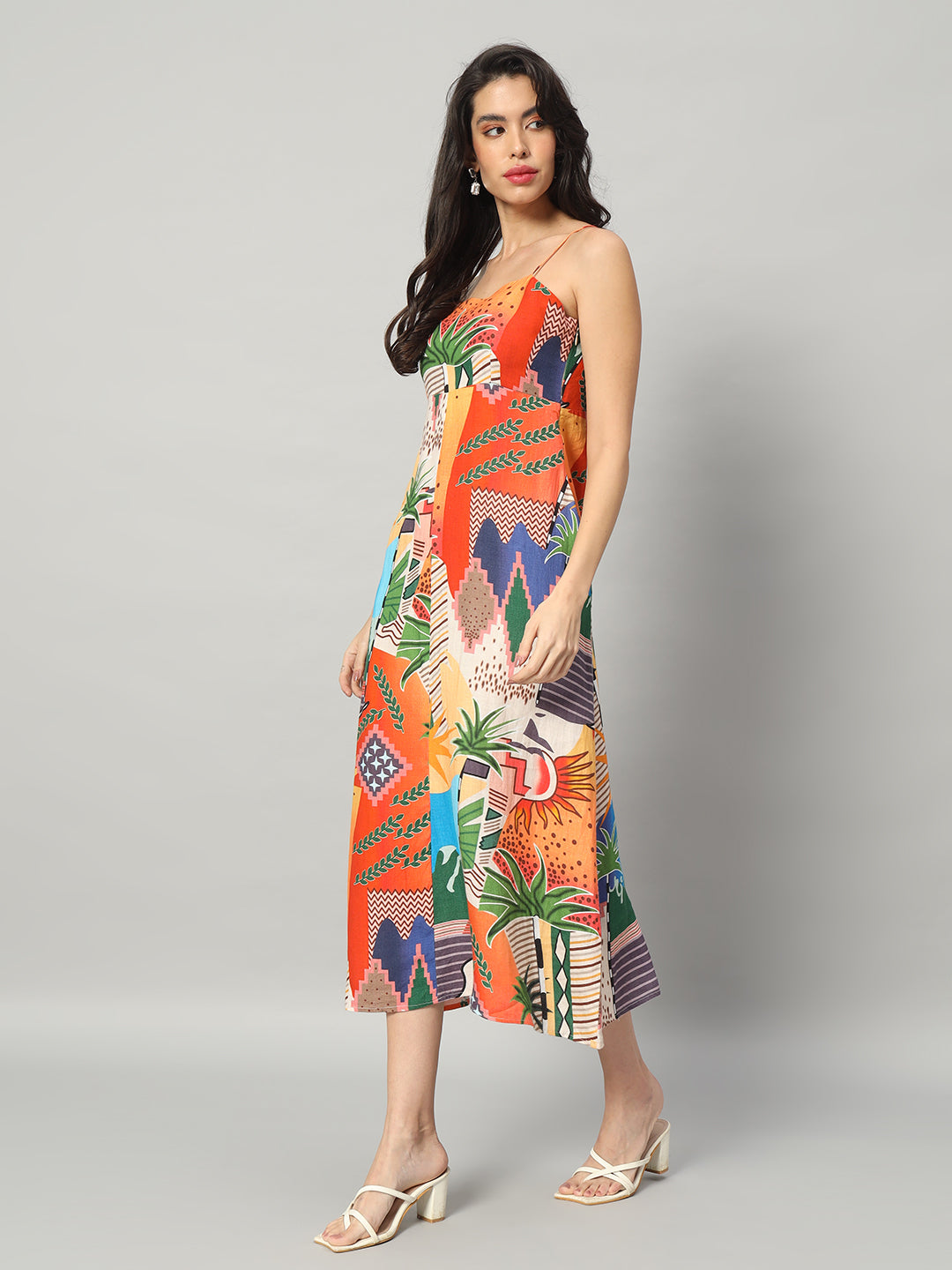 Tropical Vibes Midi Dress