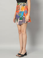 Load image into Gallery viewer, Sunset Mosaic A-Line Skirt
