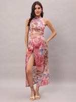 Load image into Gallery viewer, Rose Burnout Co-ord Set
