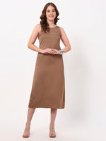 Load image into Gallery viewer, Ease Midi Dress – Mocha
