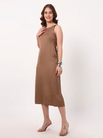 Load image into Gallery viewer, Ease Midi Dress – Mocha
