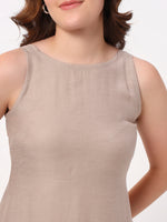 Load image into Gallery viewer, Ease Midi Dress – Beige
