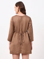 Load image into Gallery viewer, Soft Mocha Shift Dress

