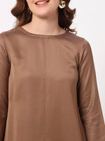 Load image into Gallery viewer, Soft Mocha Shift Dress
