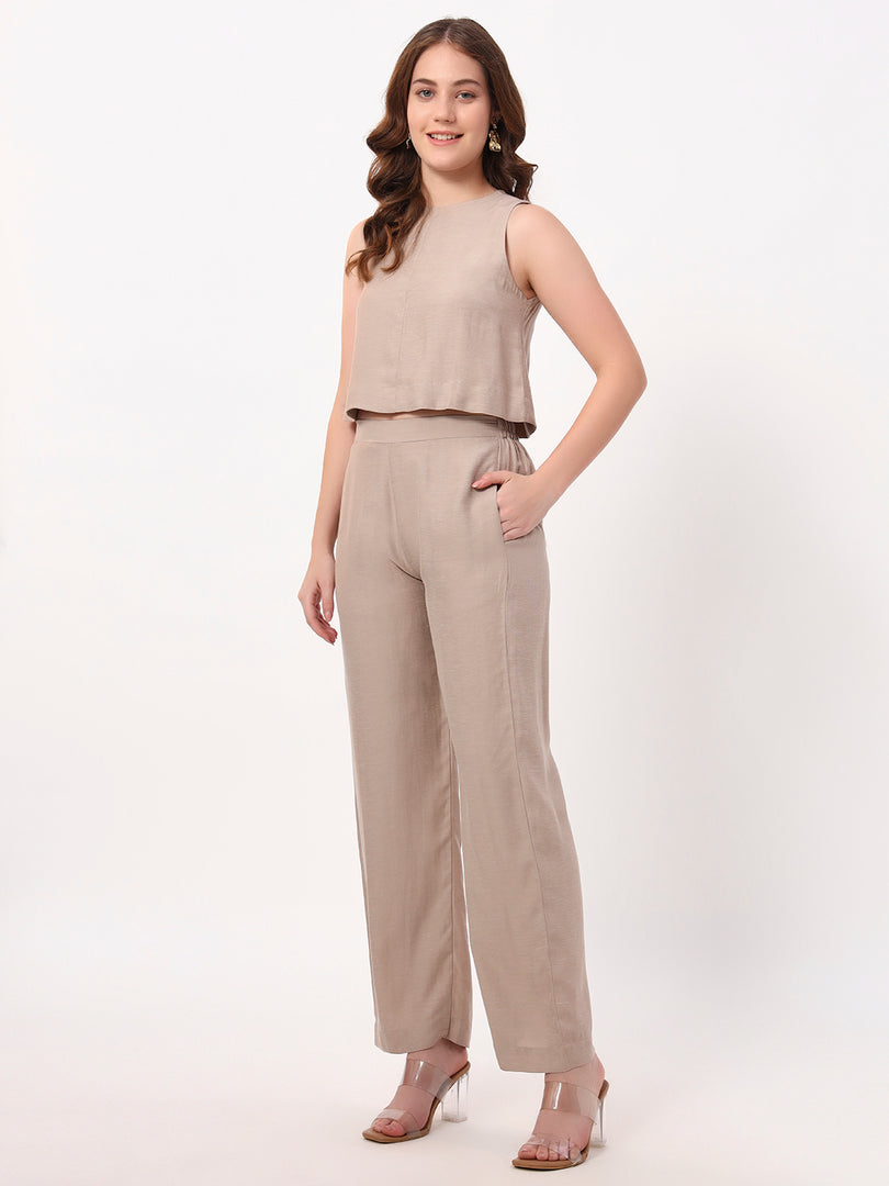 Soft Beige Co-ord Set
