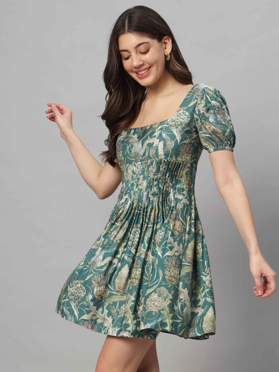 Flora Belle Puff Sleeve Dress