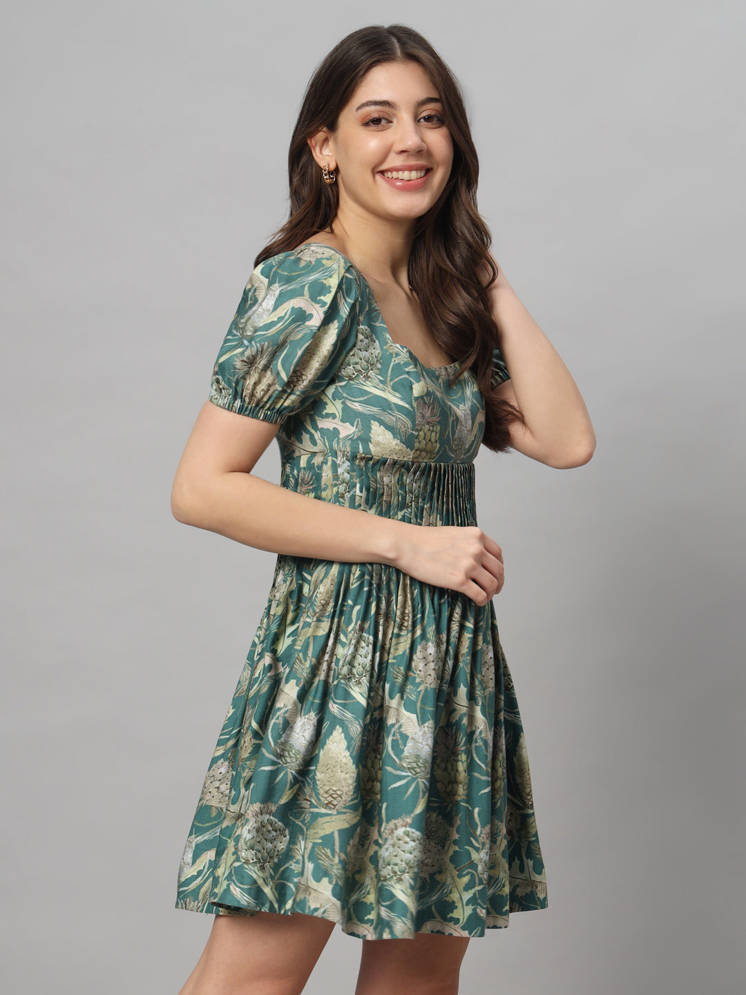 Flora Belle Puff Sleeve Dress